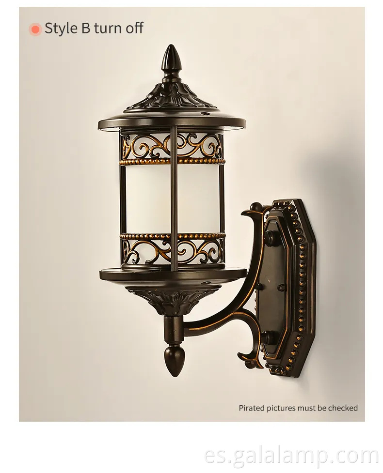 El elegante accesorio de iluminación de la pared de esquina LED moderna al aire libre para patios